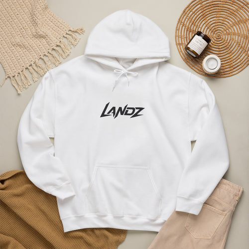 Hoodie — Landz "built different" Minimal Logo Pullover