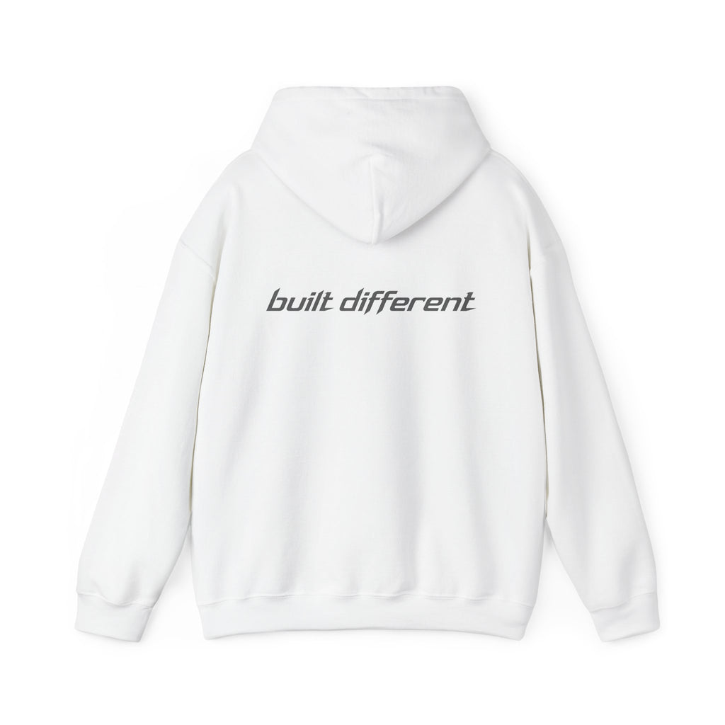 Hoodie — Landz "built different" Minimal Logo Pullover