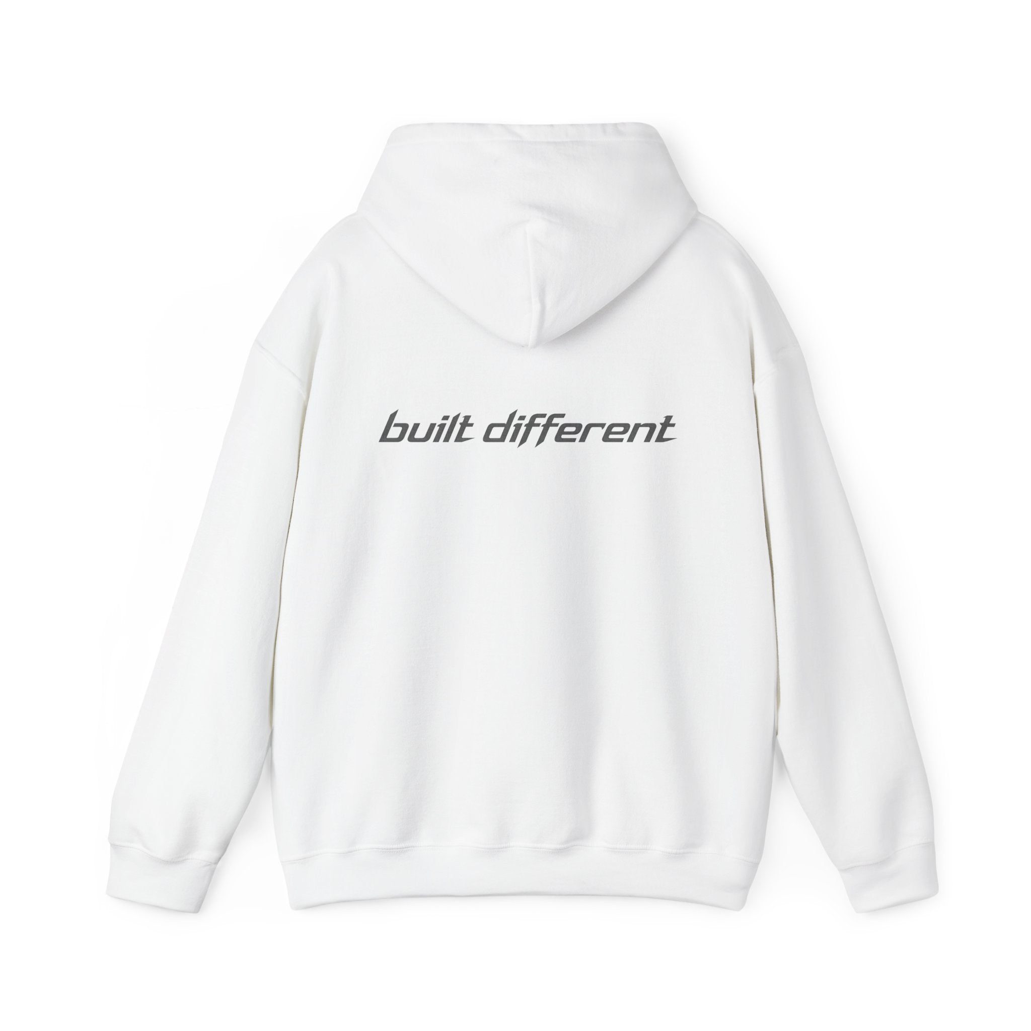 Hoodie — Landz "built different" Minimal Logo Pullover