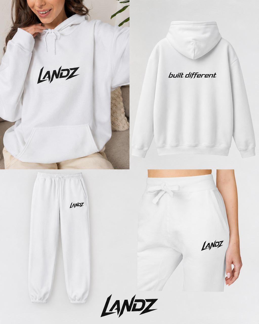LANDZ WHITE Heavyweight Set